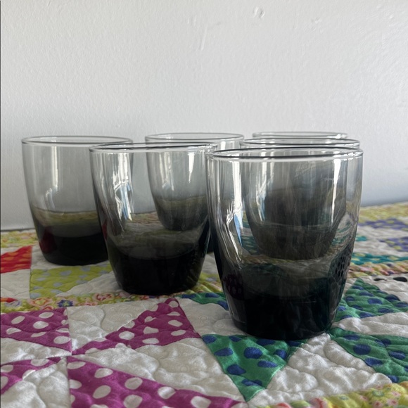 Libbey Classic Black Smoke Tumbler Set of 6 - Picture 2 of 4